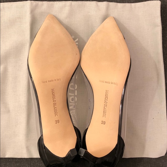 Manolo Blahnik Pacha PVC Cap-Toe Pump - Picture 7 of 8